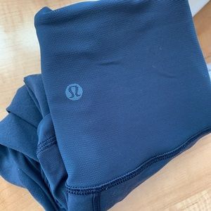 Lululemon Navy Blue Leggings with Mesh